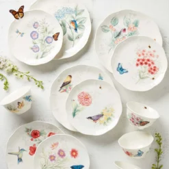 Butterfly Meadow Flutter Mugs, Set of 4