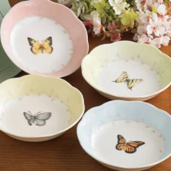 Butterfly Meadow Fruit Bowls, Set 4