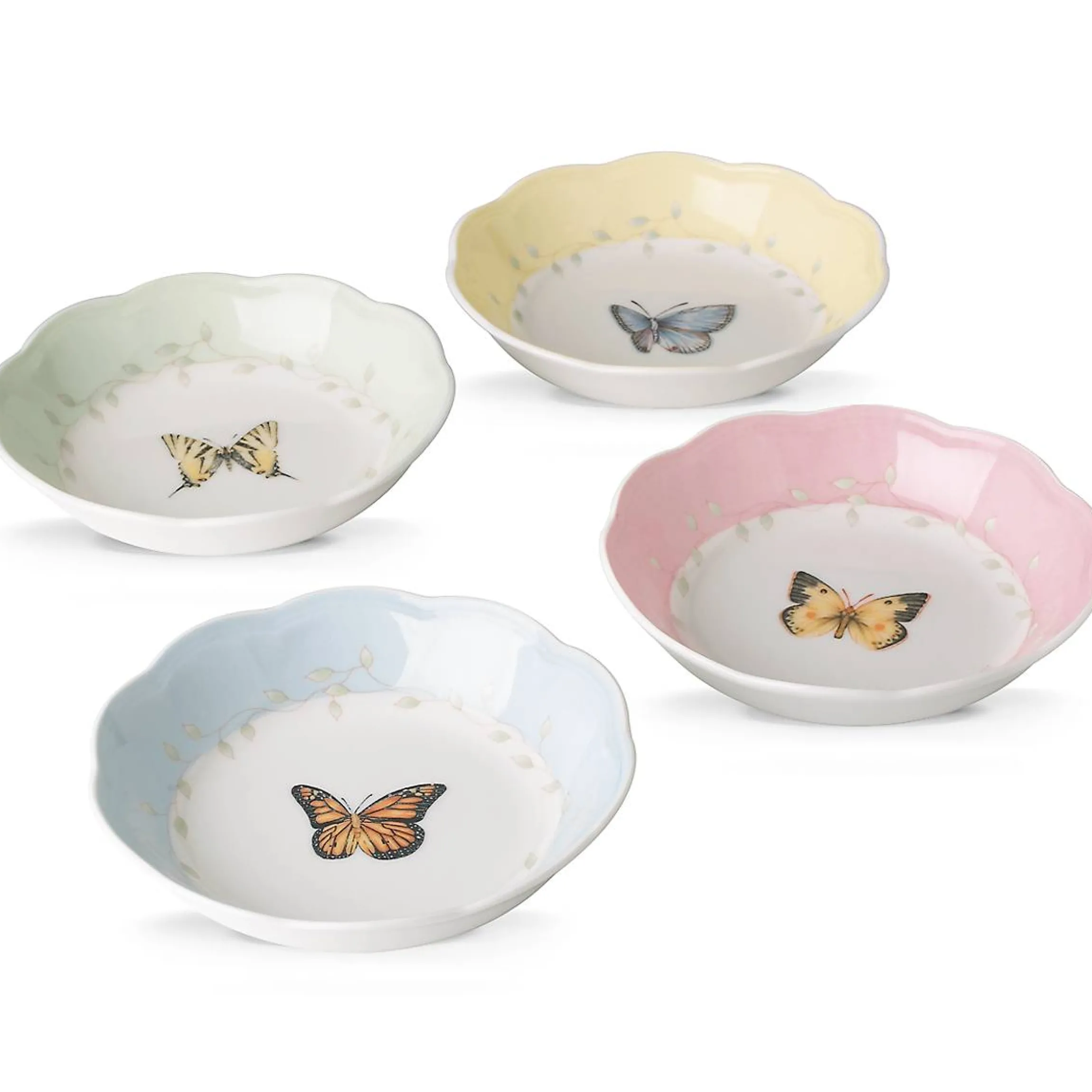 Butterfly Meadow Fruit Bowls, Set 4