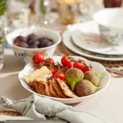 Butterfly Meadow Herbs Pasta Bowls, Set of 4