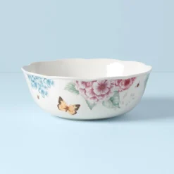Butterfly Meadow Hydrangea Large Serving Bowl
