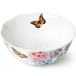 Butterfly Meadow Hydrangea Large Serving Bowl