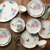Butterfly Meadow Hydrangea Mugs, Set of 4