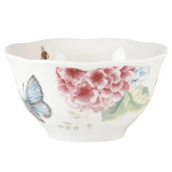 Butterfly Meadow Hydrangea 12-Piece Dinnerware Set