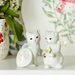 Butterfly Meadow Kitten Salt & Pepper
