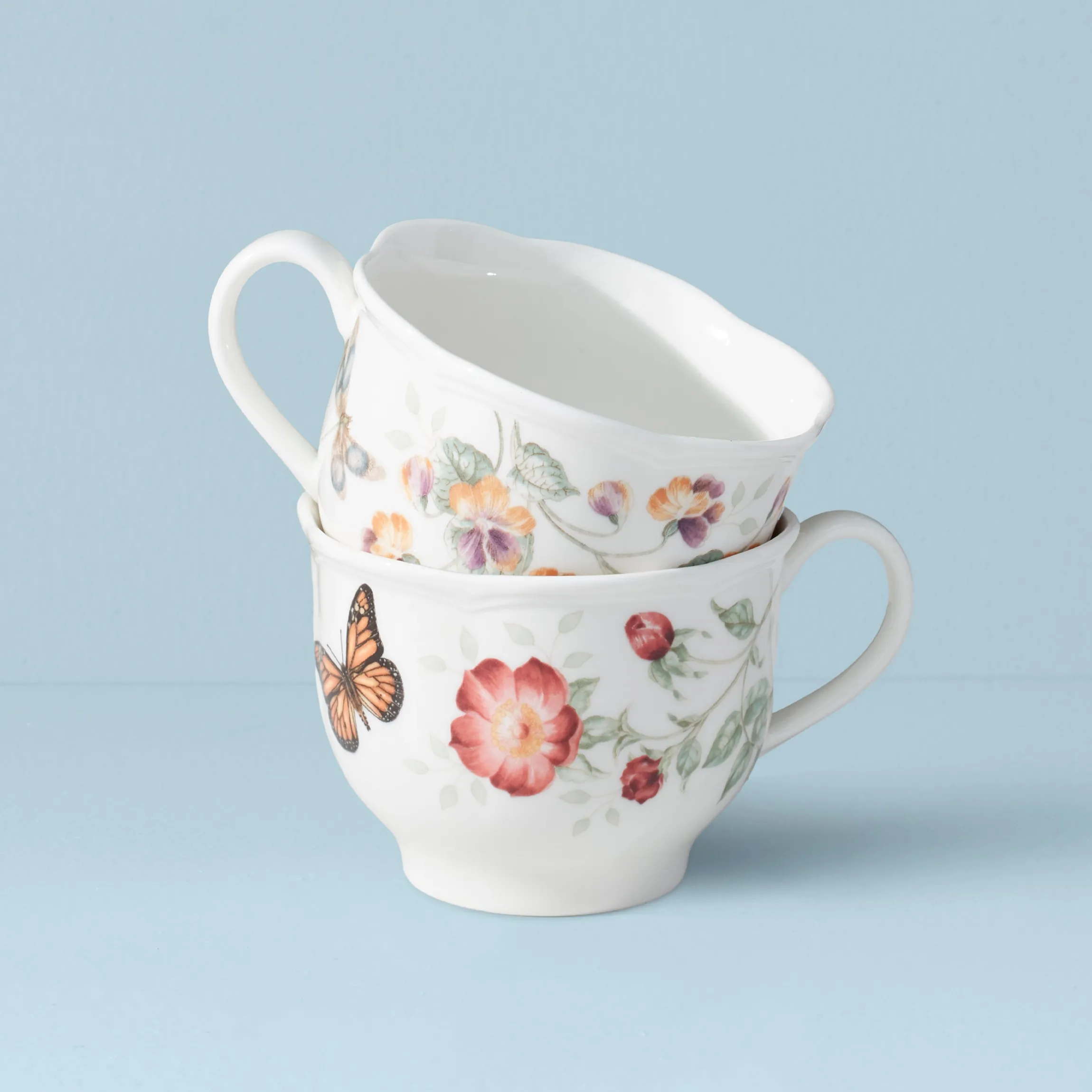 Butterfly Meadow Latte Mugs, Set of 2