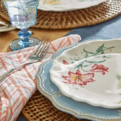 Butterfly Meadow Melamine Accent Plates, Set of 4