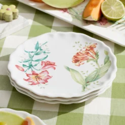 Butterfly Meadow Melamine Accent Plates, Set of 4