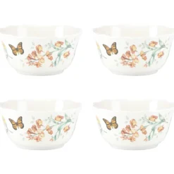 Butterfly Meadow Melamine All-Purpose Bowls, Set of 4