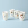 Butterfly Meadow Mugs, Set of 4