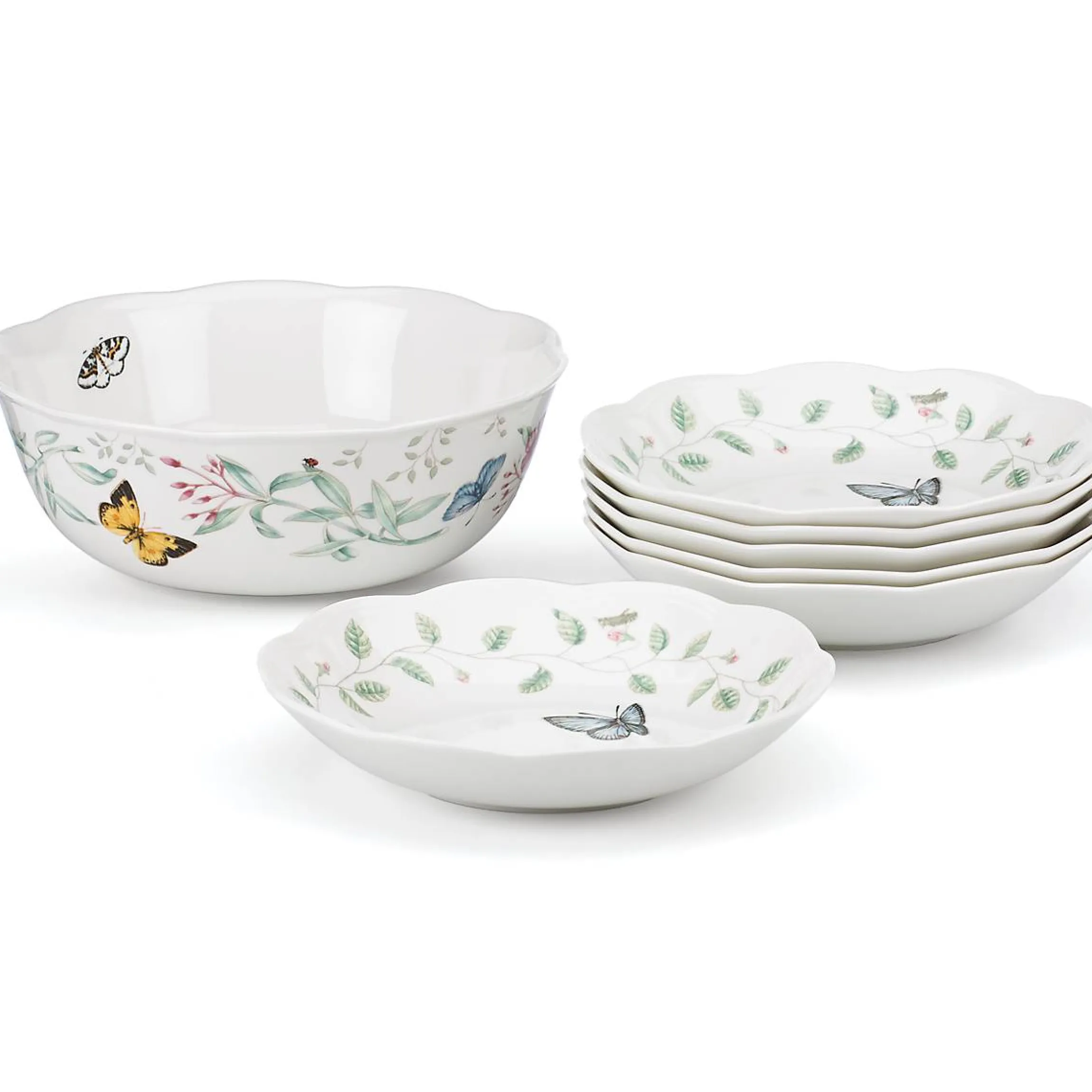 Butterfly Meadow 7-Piece Bowl Set