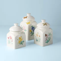 Butterfly Meadow 3-Piece Canister Set