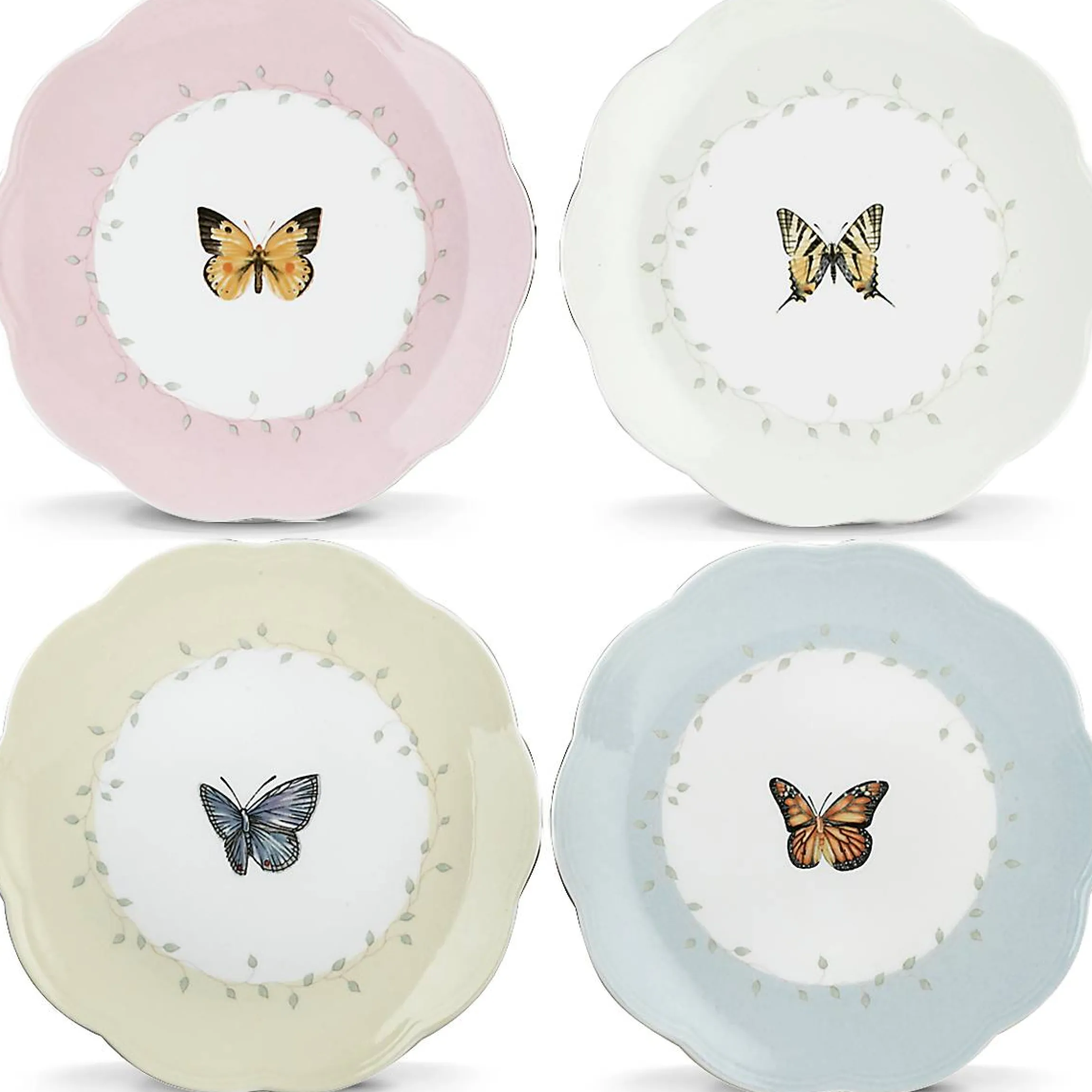 Butterfly Meadow 4-Piece Dessert Set