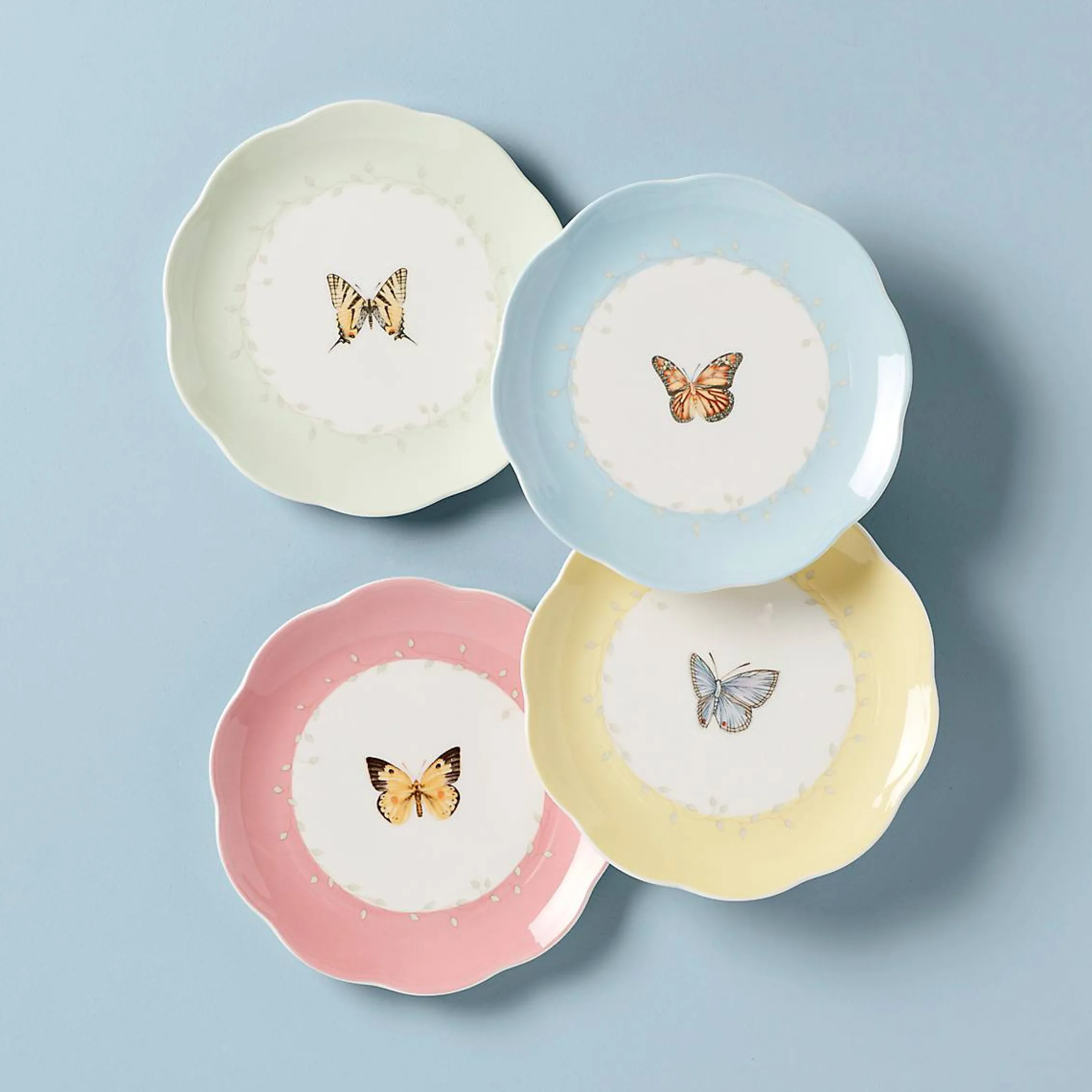Butterfly Meadow 4-Piece Dessert Set
