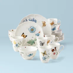 Butterfly Meadow 24-Piece Dinnerware Set