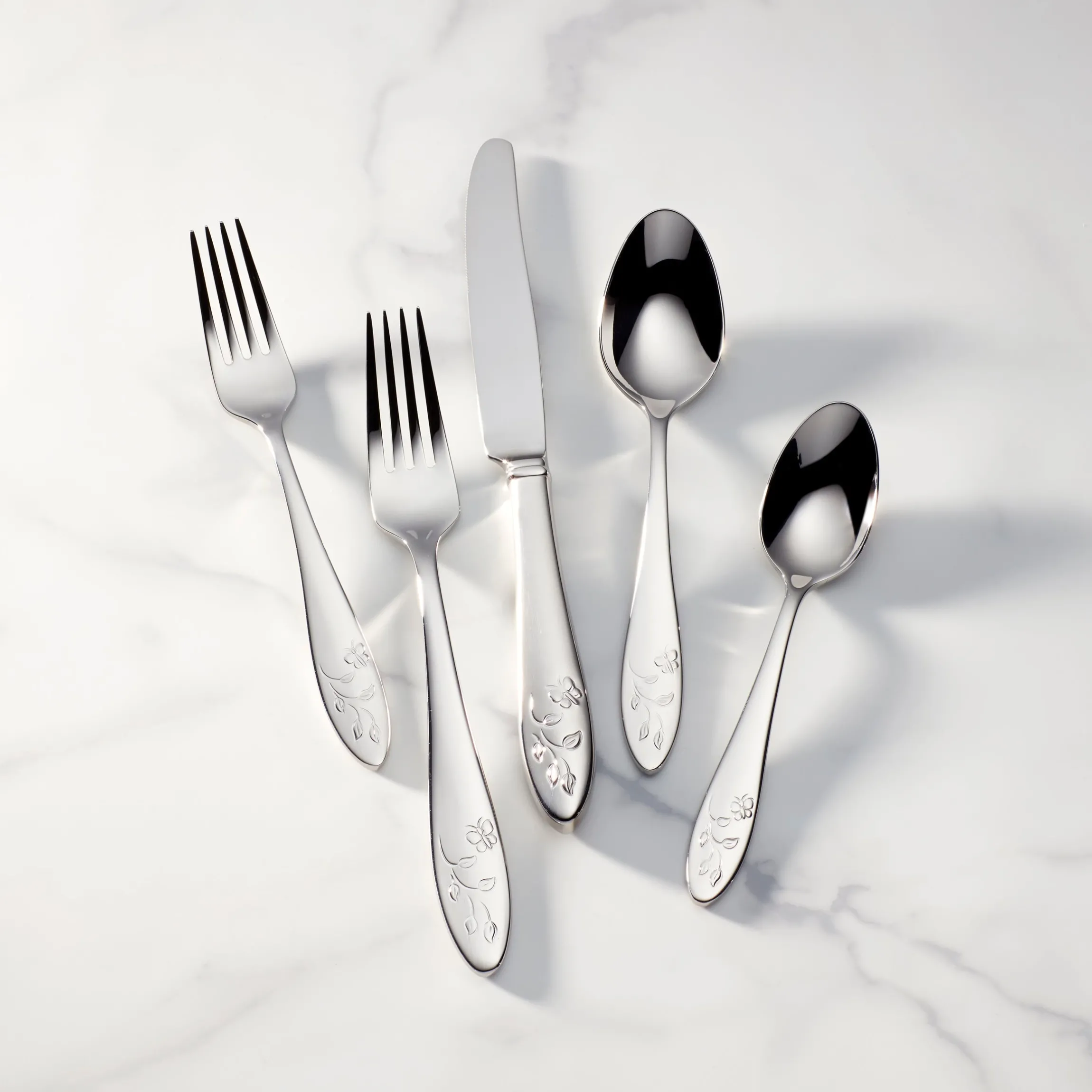 Butterfly Meadow 65-Piece Flatware Set