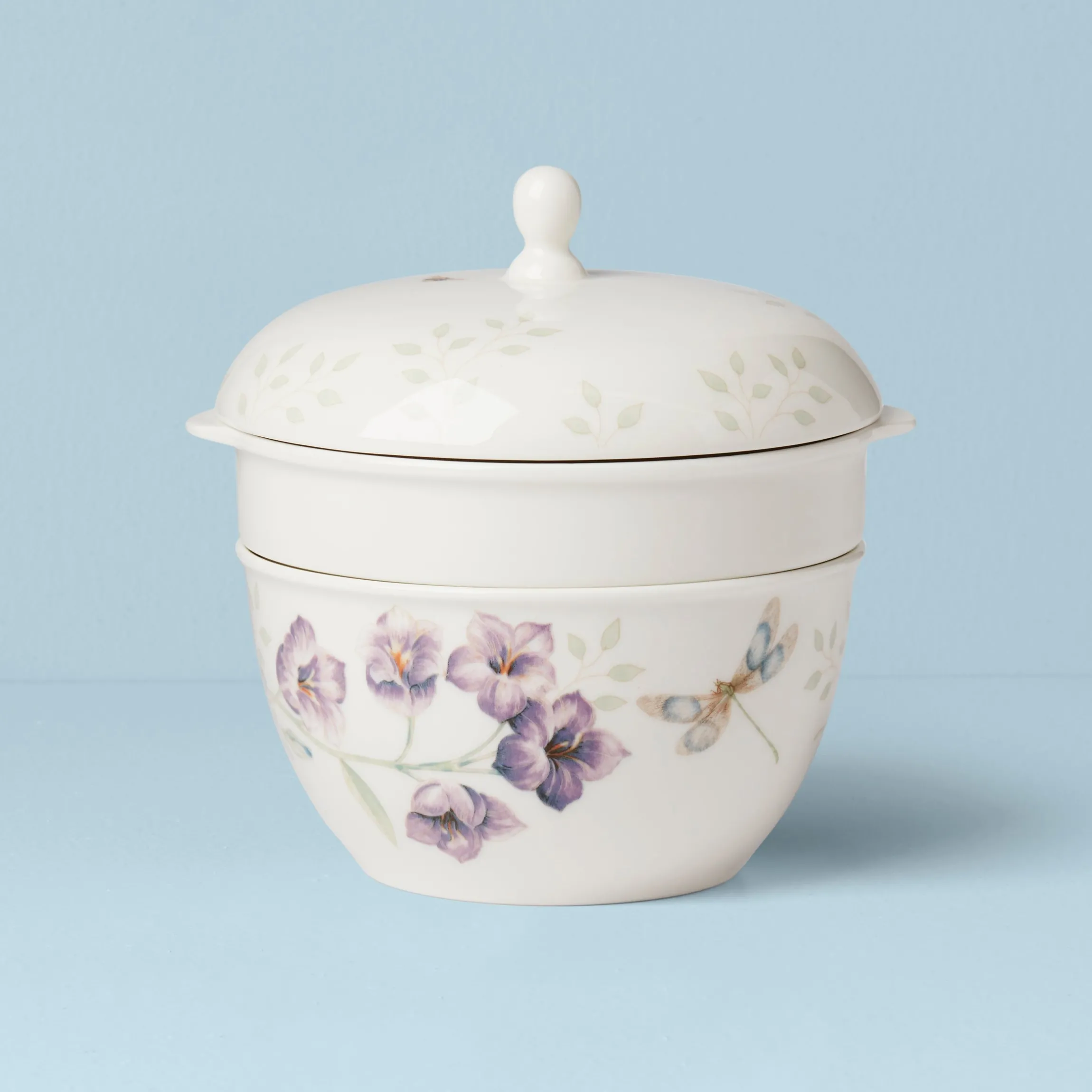 Butterfly Meadow 3-Piece Stackable Bowl Set
