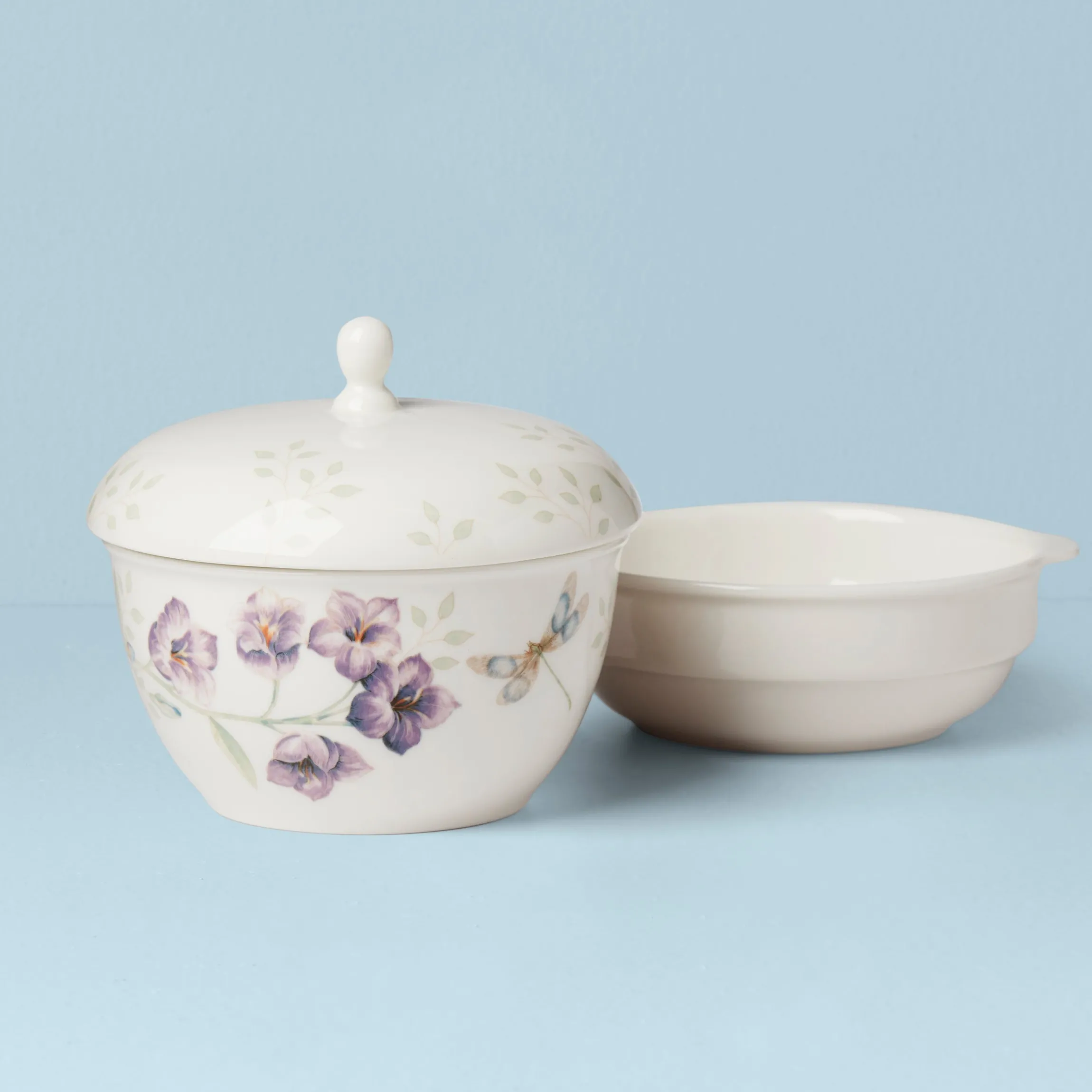 Butterfly Meadow 3-Piece Stackable Bowl Set