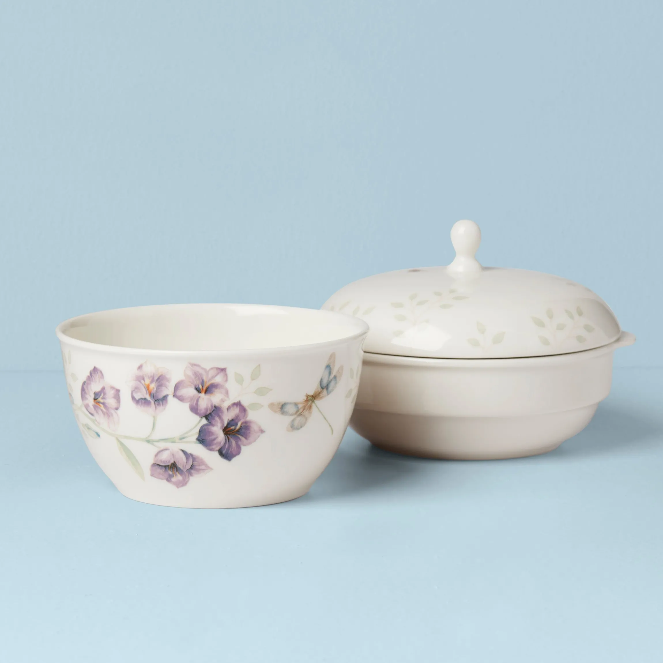 Butterfly Meadow 3-Piece Stackable Bowl Set