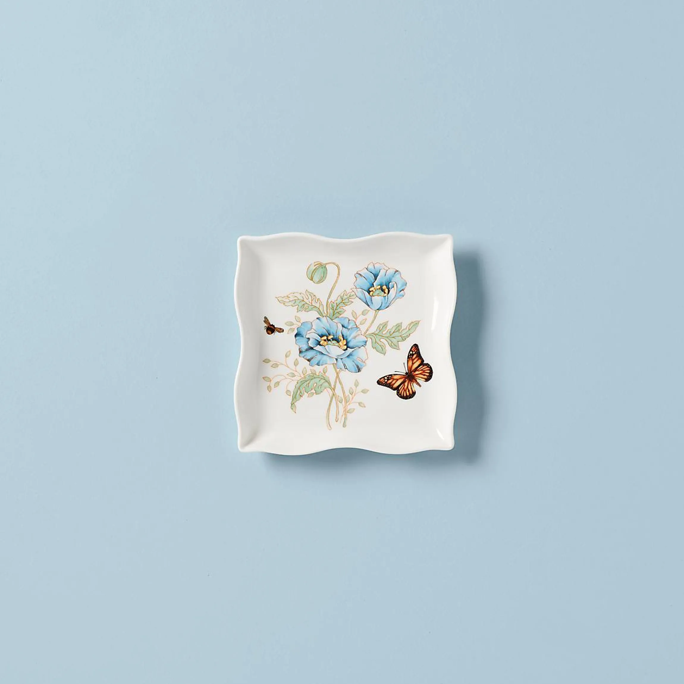 Butterfly Meadow Square Dish