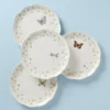 Butterfly Meadow Vines Dinner Plates, Set of 4