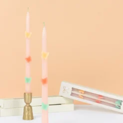 Butterfly Taper Candles, Set of 2