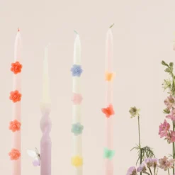 Butterfly Taper Candles, Set of 2