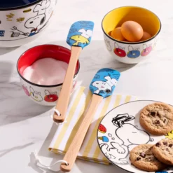 Chef Snoopy Blue Spatulas, Set of 2