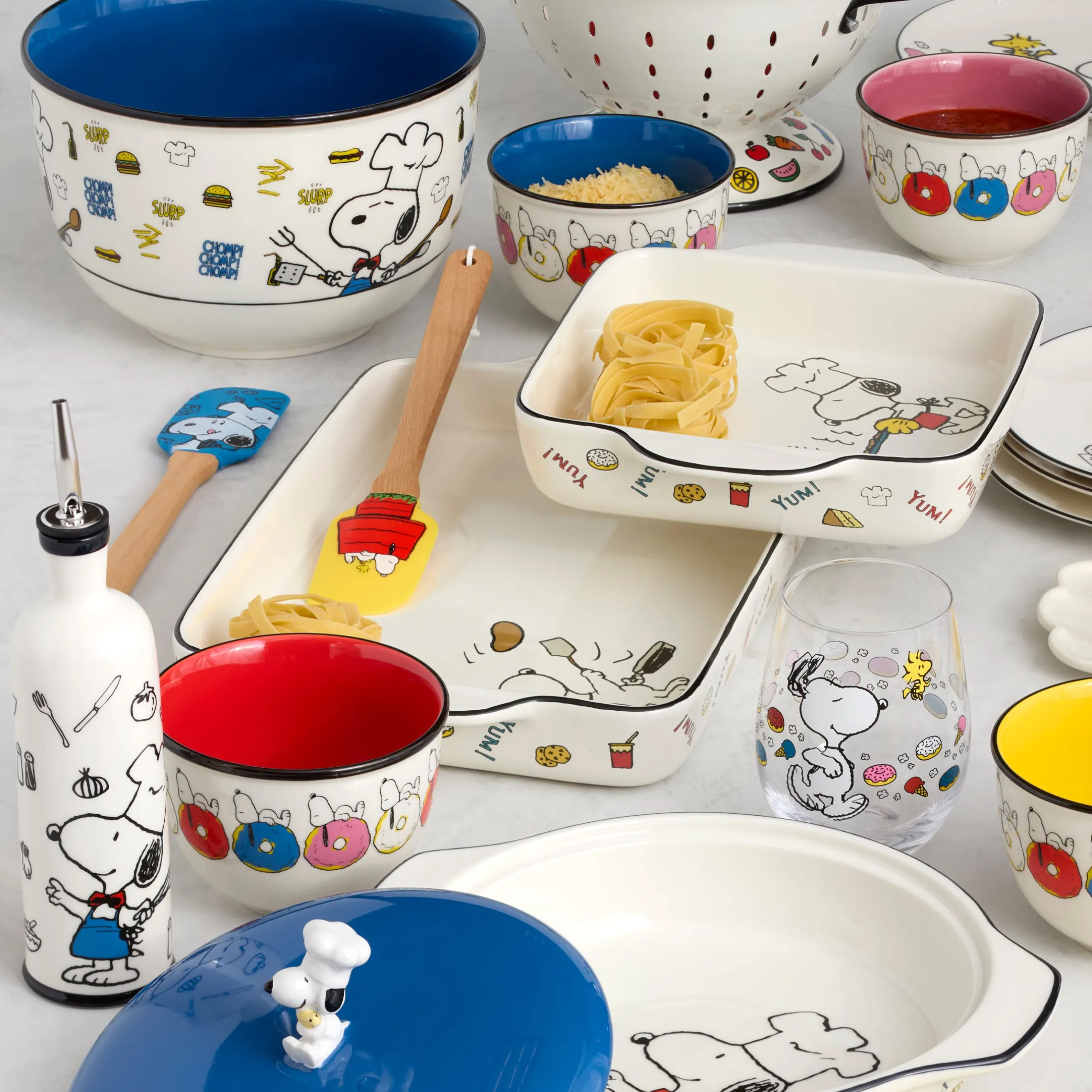 Chef Snoopy Dessert Bowls, Set of 4