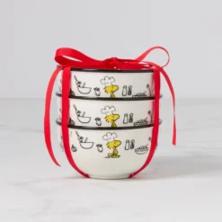 Chef Snoopy Mini Bowls, Set of 3