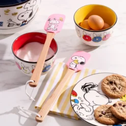 Chef Snoopy Pink Spatulas, Set of 2