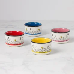 Chef Snoopy Snack Bowls, Set of 4
