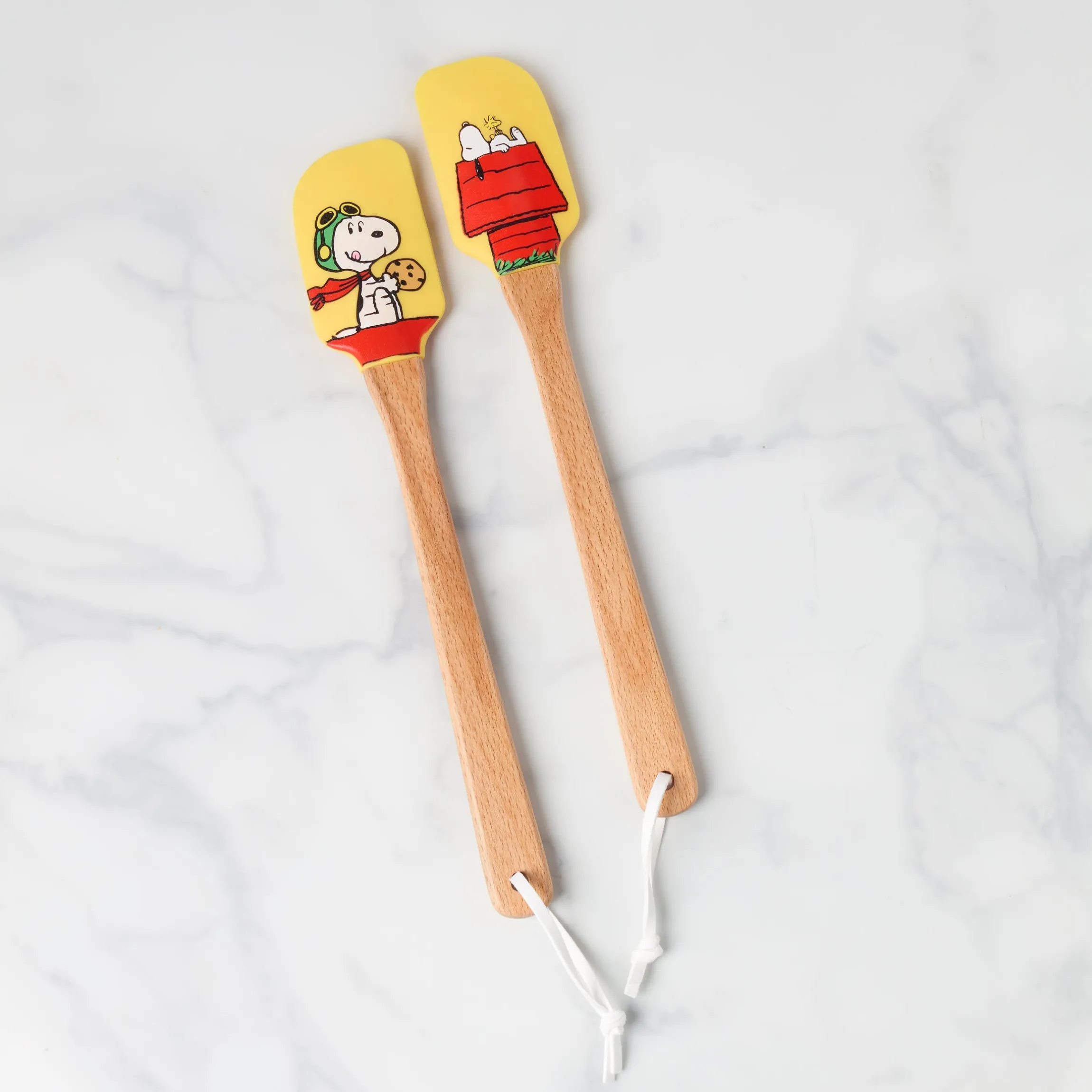 Chef Snoopy Yellow Spatulas, Set of 2