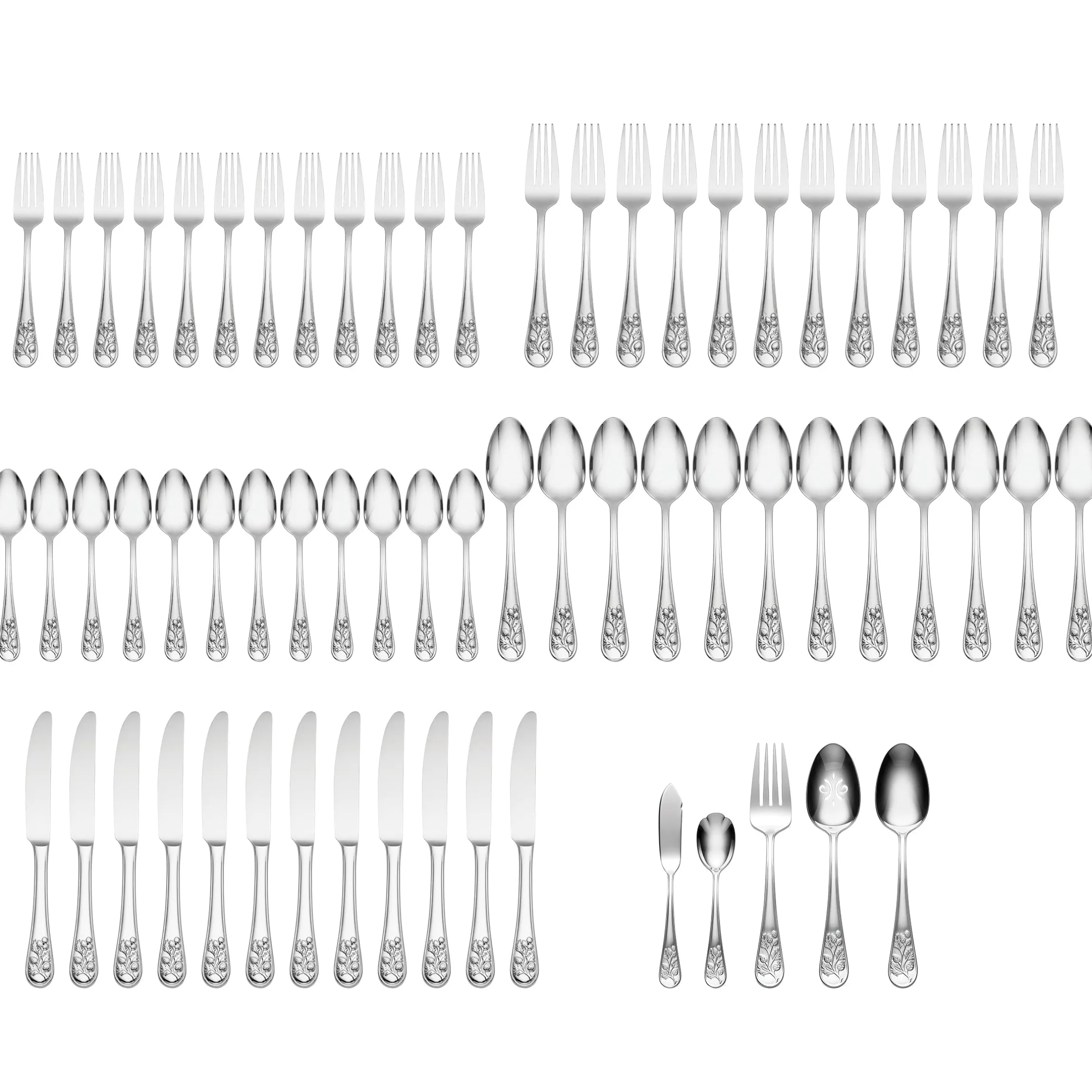 Chestnut Ridge 65-Piece Flatware Set