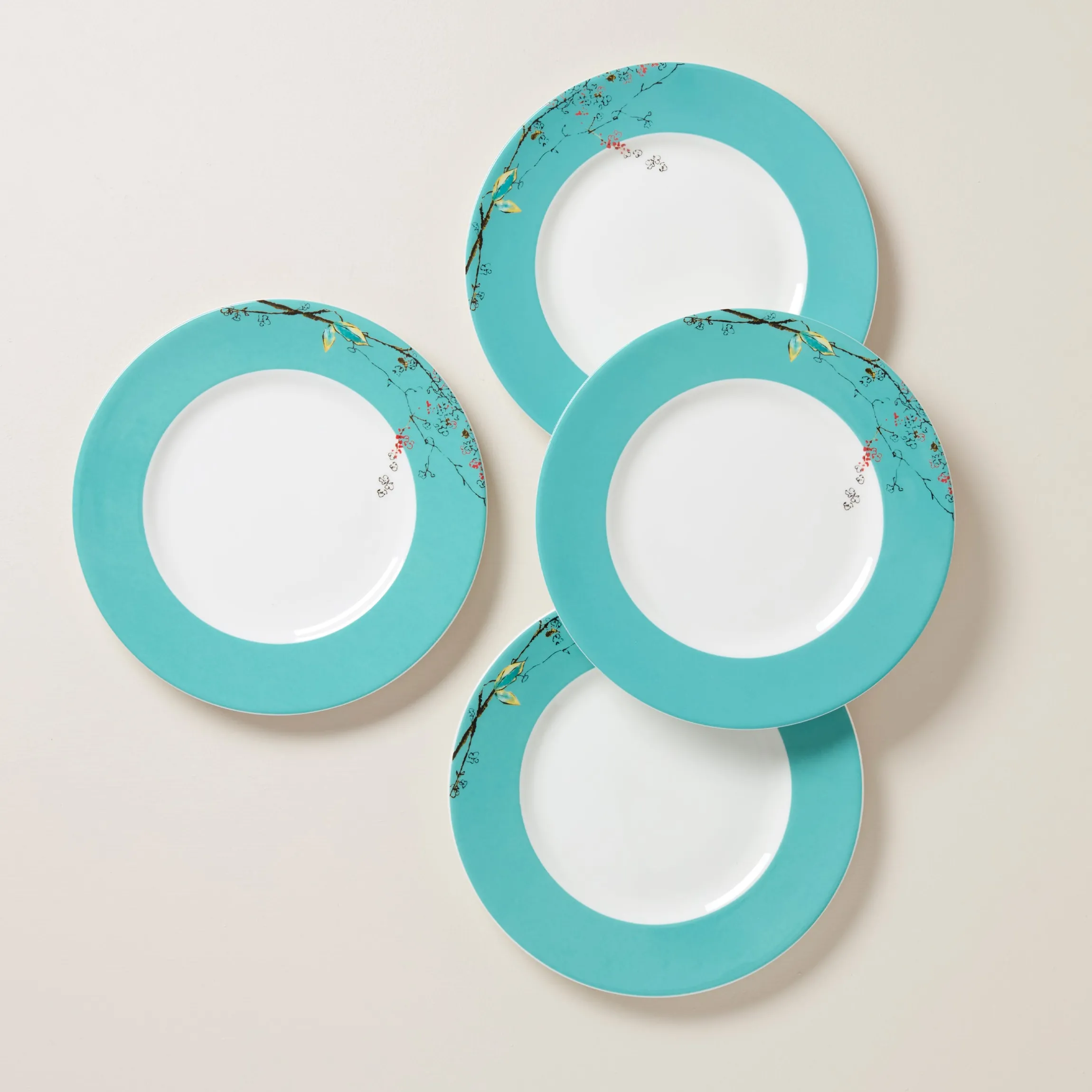 Chirp Dinner Plates, Set of 4