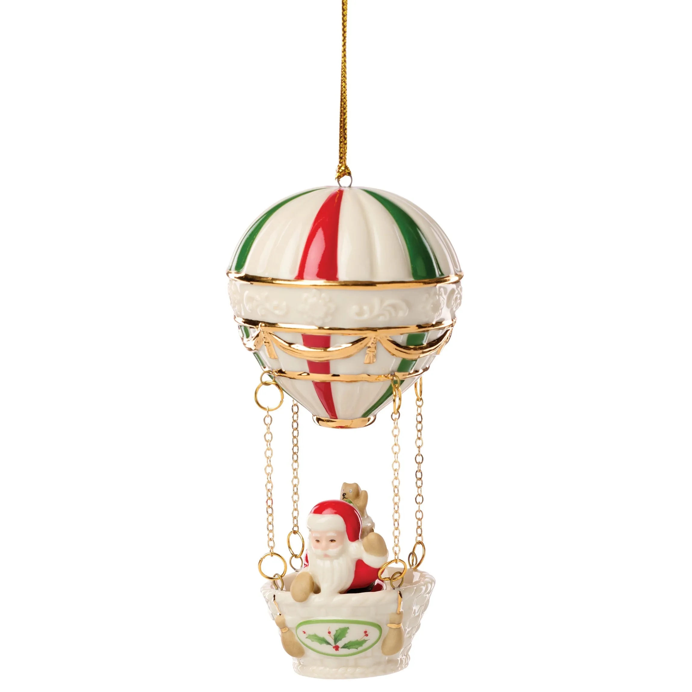 Christmas Hot Air Balloon Ornament