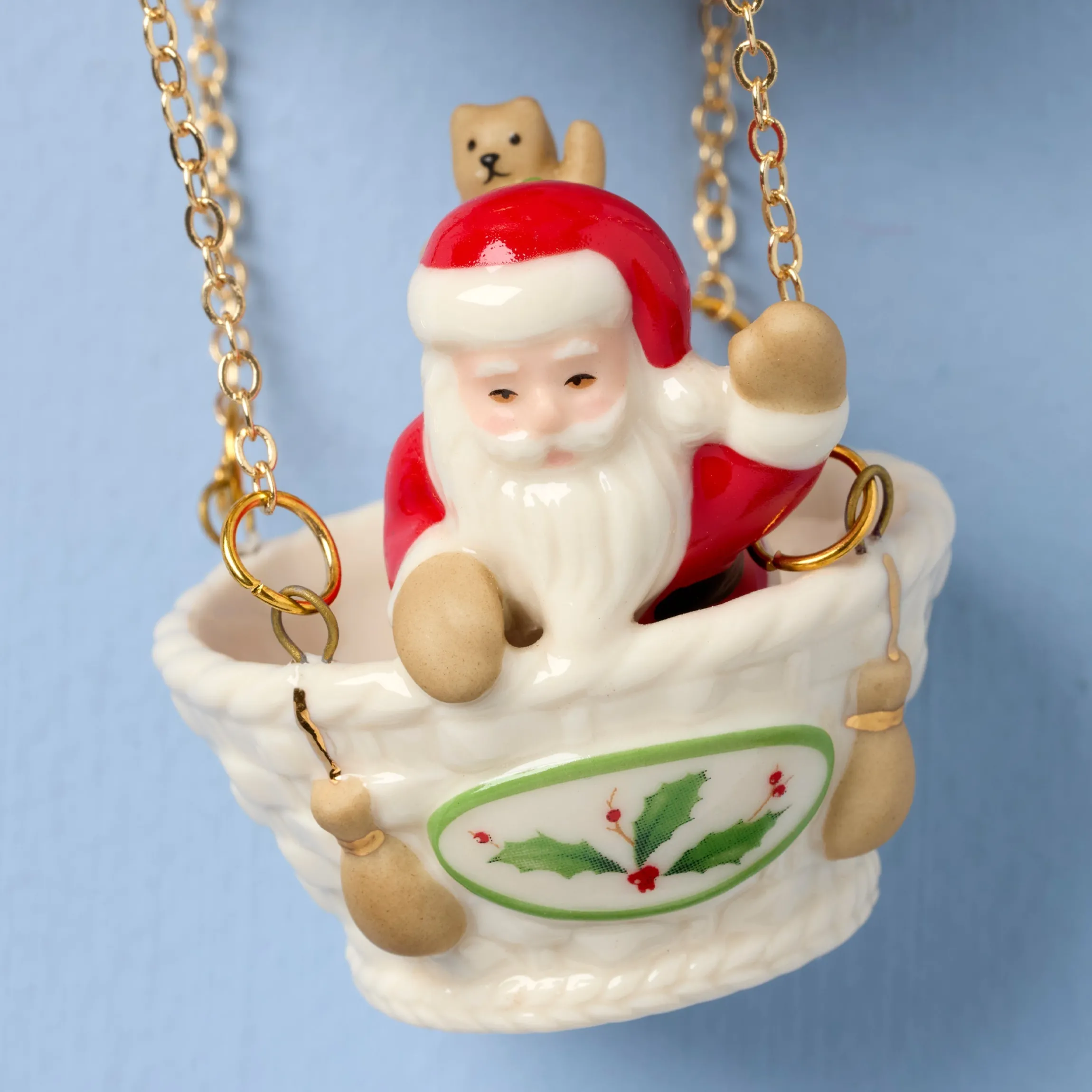 Christmas Hot Air Balloon Ornament