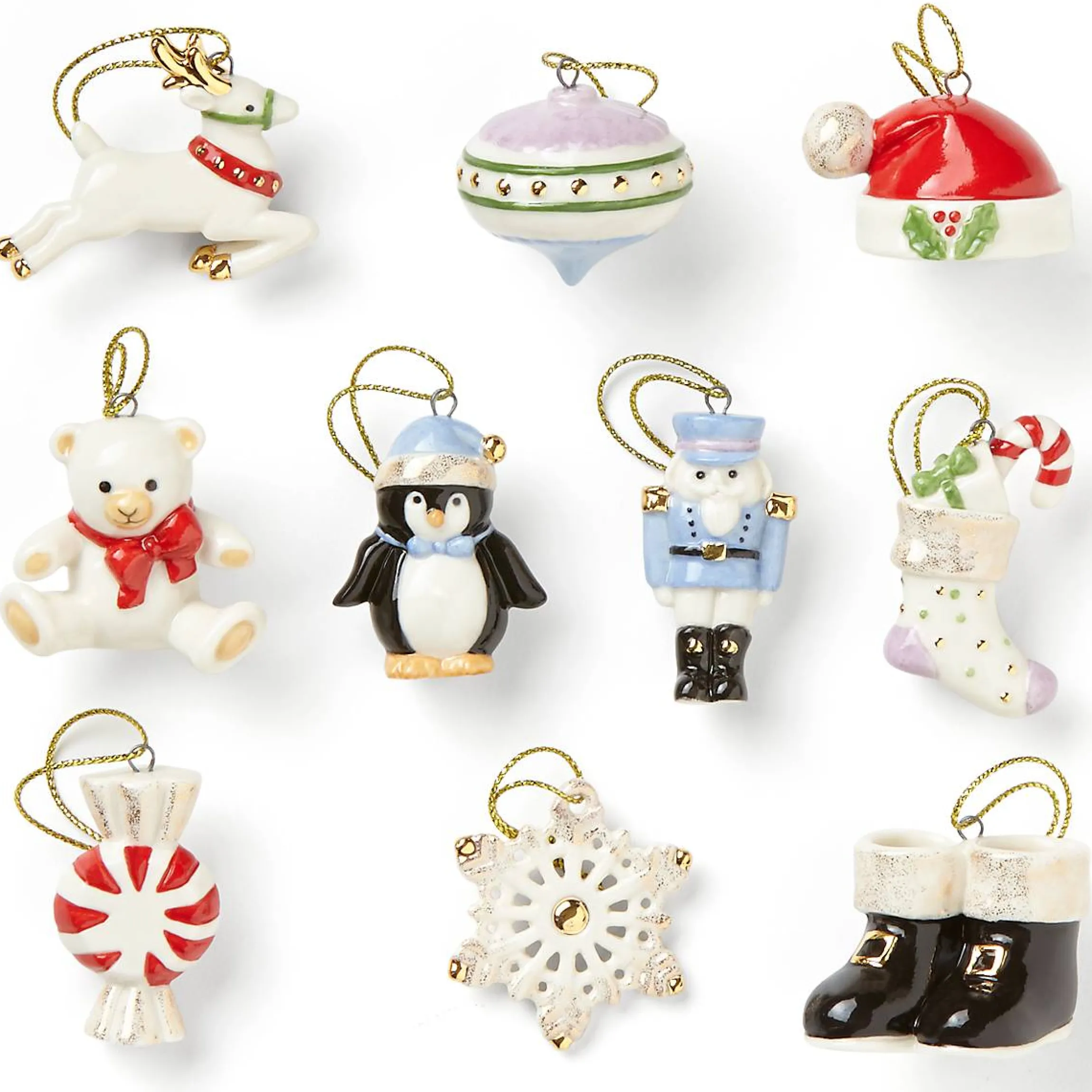 Christmas Memories 10-Piece Mini Ornament Set