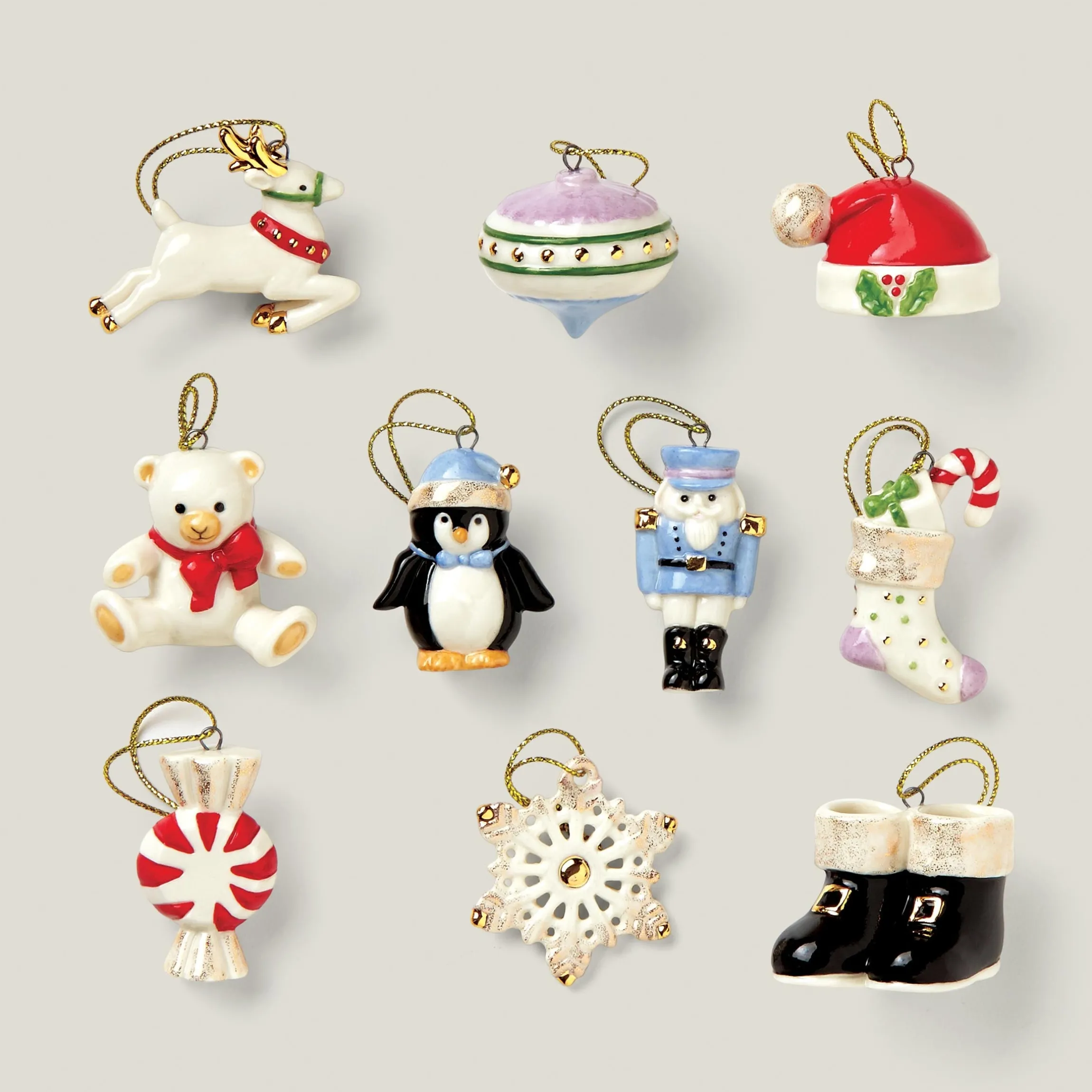 Christmas Memories 10-Piece Mini Ornament Set