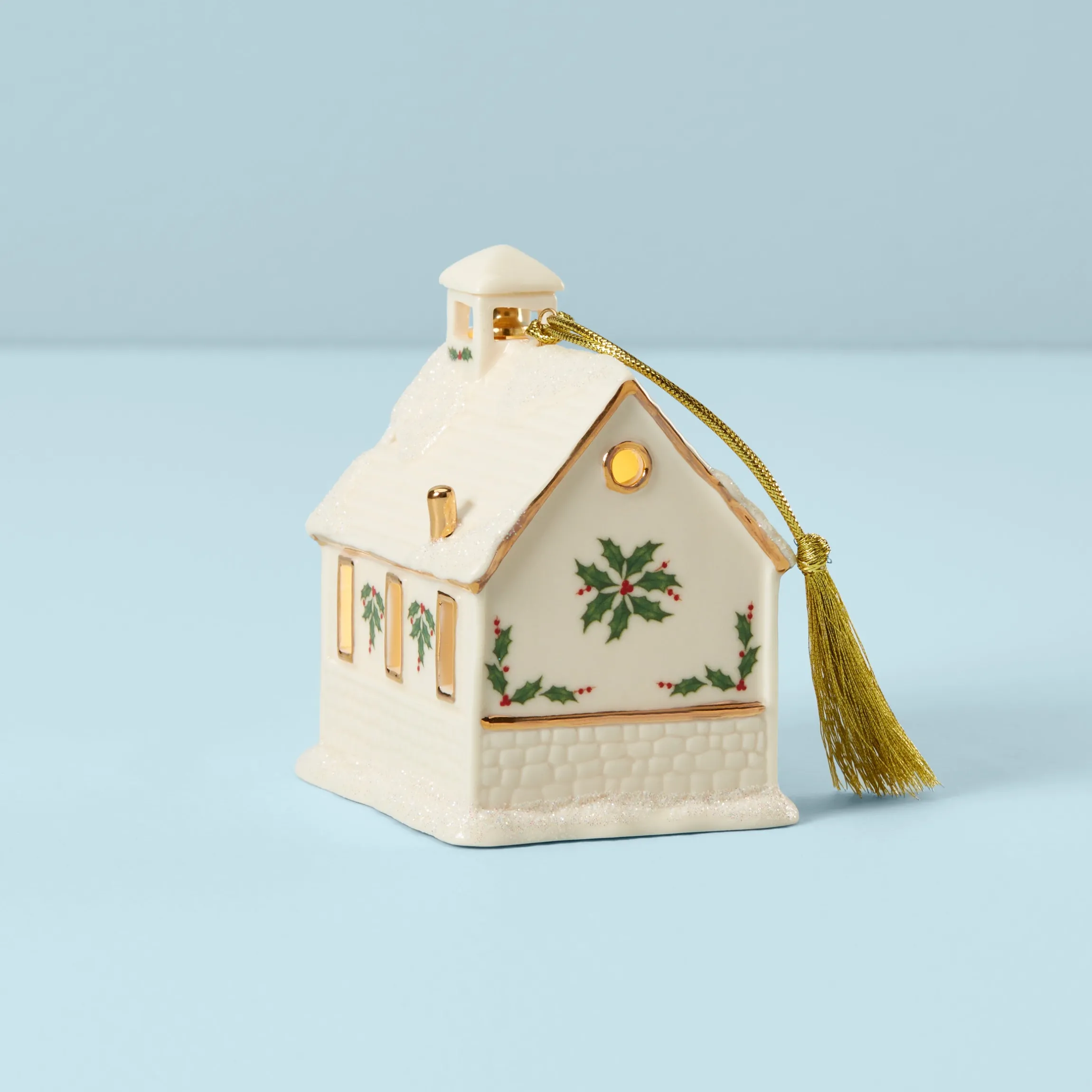 Christmas Village™ Schoolhouse Lighted Ornament
