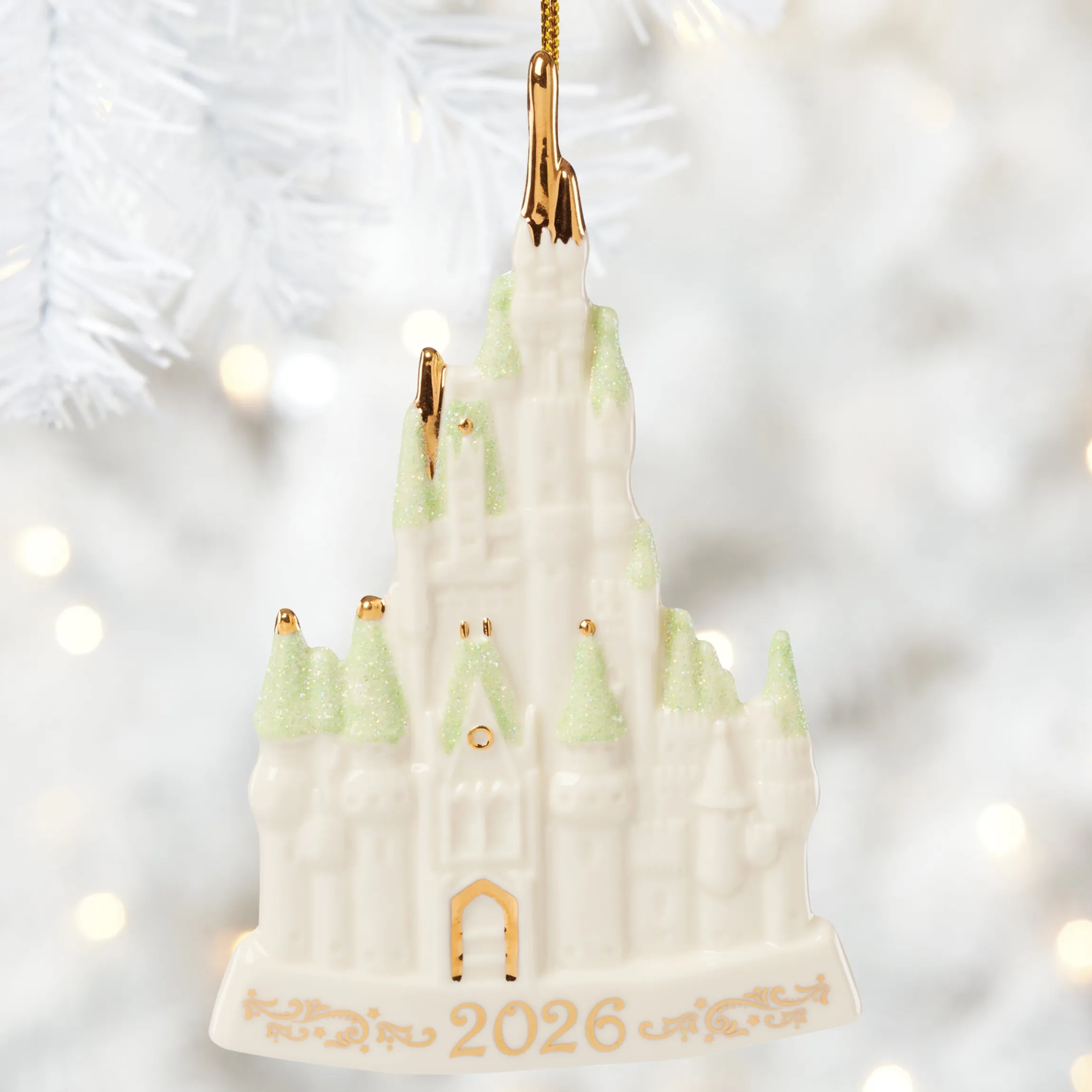 2026 Cinderella Castle Porcelain Ornament