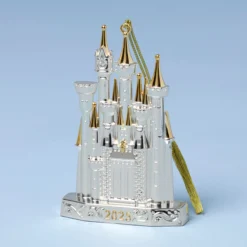 2025 Cinderella Castle Silverplate Ornament