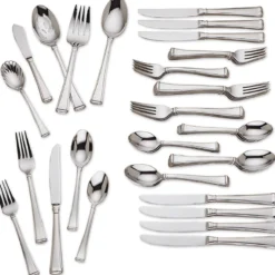 Column 45-Piece Flatware Set