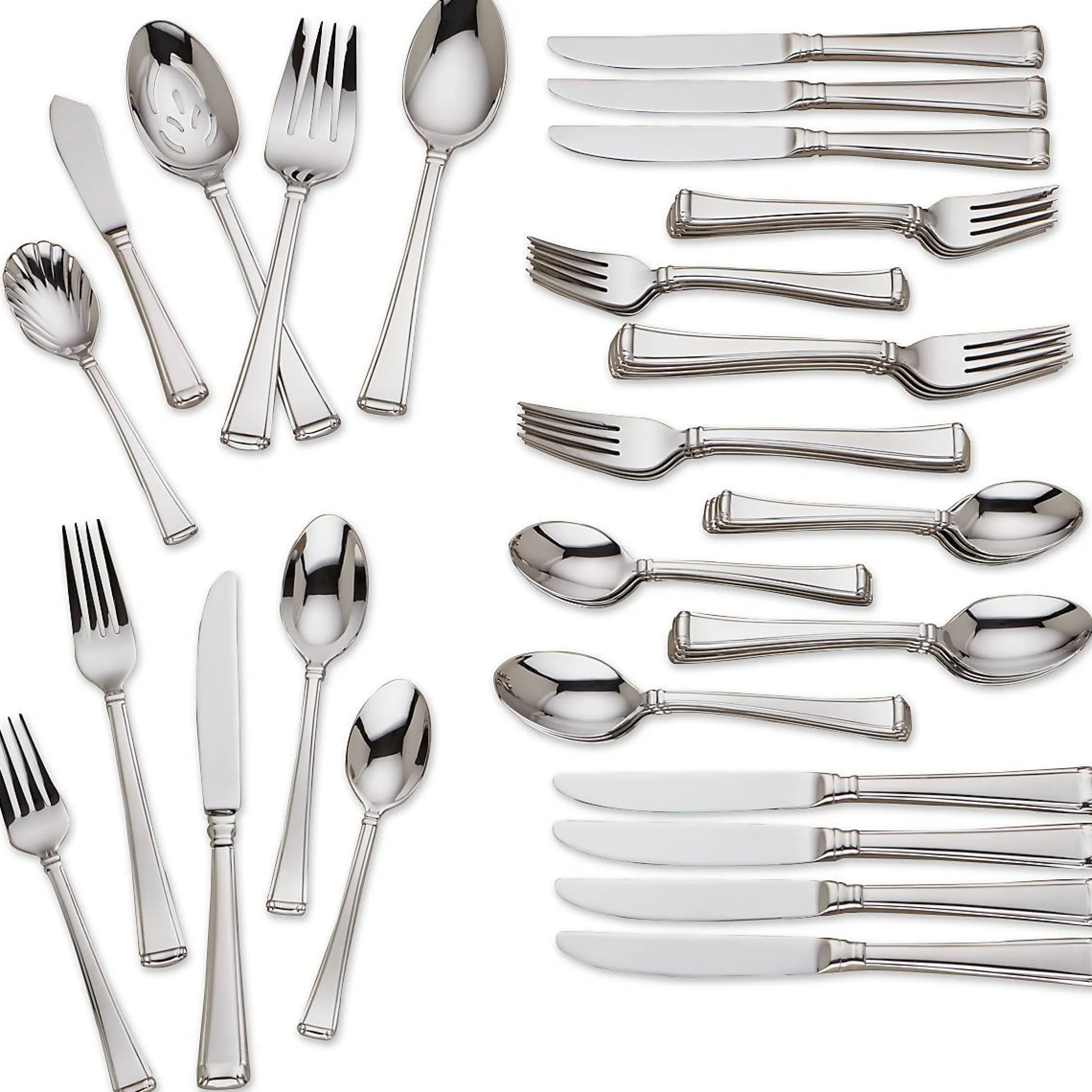 Column 45-Piece Flatware Set