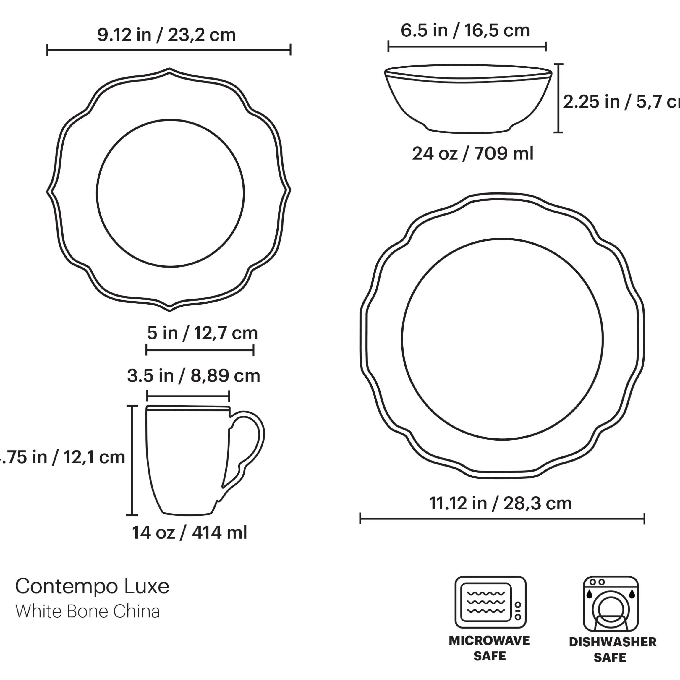 Contempo Luxe Accent Plate