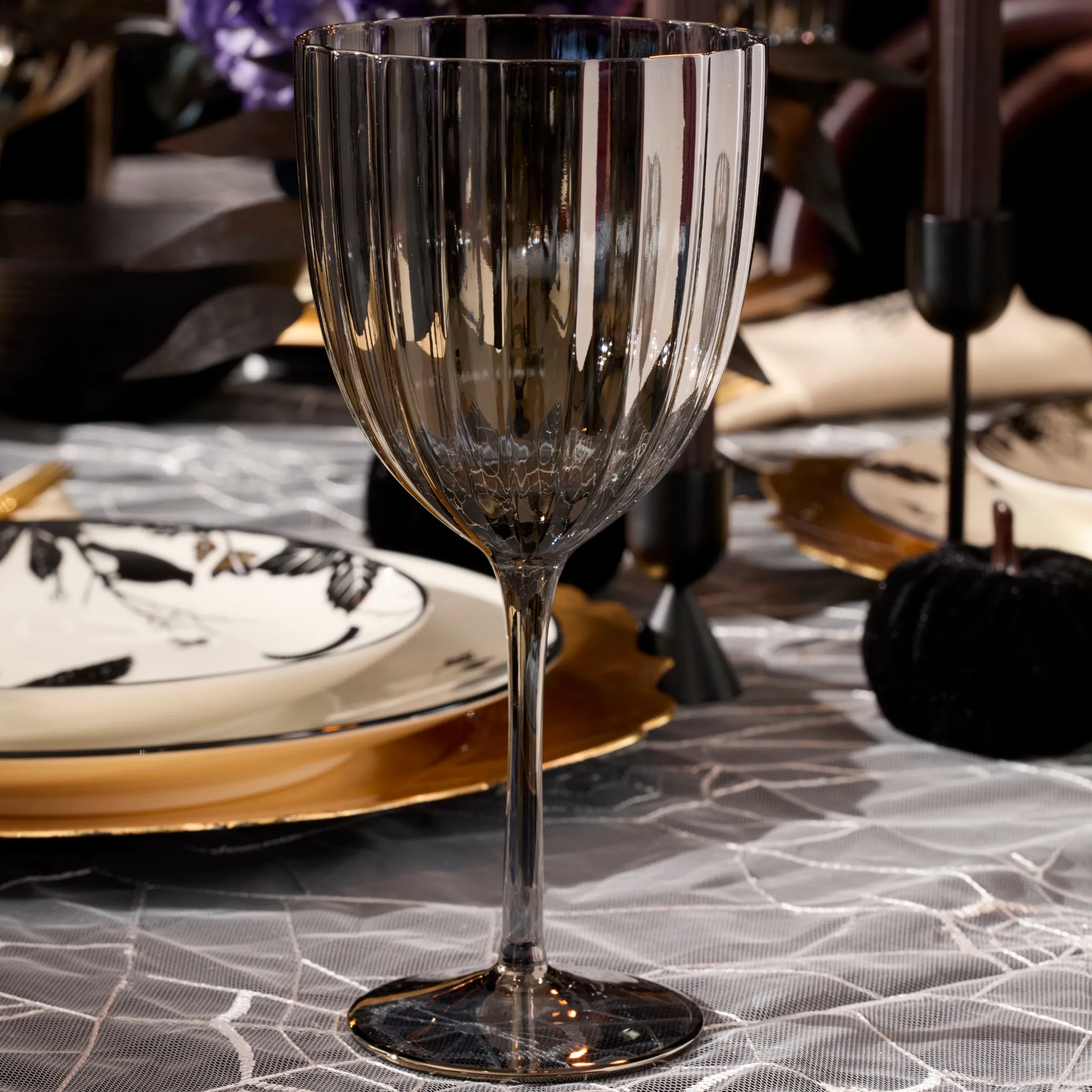 Curva Luxe All-Purpose Wine Glasses, Set of 4