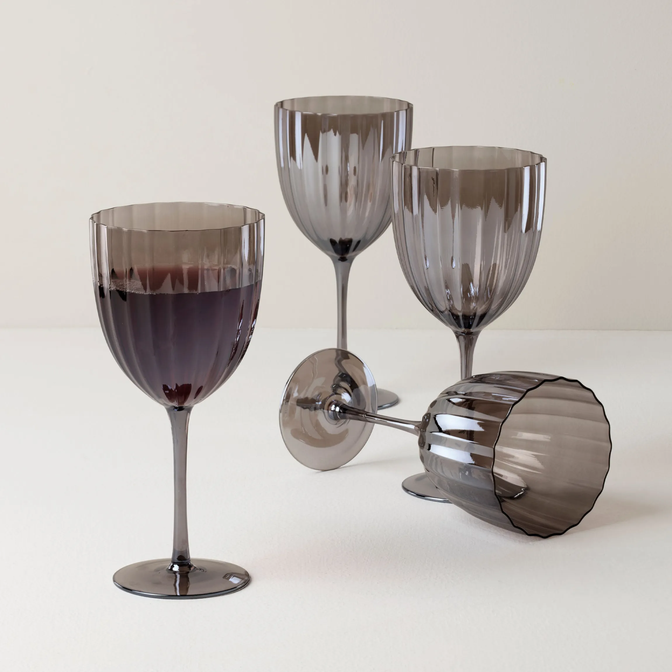 Curva Luxe All-Purpose Wine Glasses, Set of 4