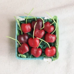 Dark Red Cherry Beeswax Birthday Candles