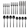 Dean Black Satin 20-Piece Flatware Set