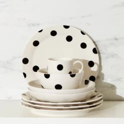 Deco Dot Pasta Bowl